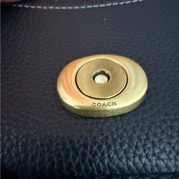 Coach Black Leather Shoulder Bag - Picture 12 of 14